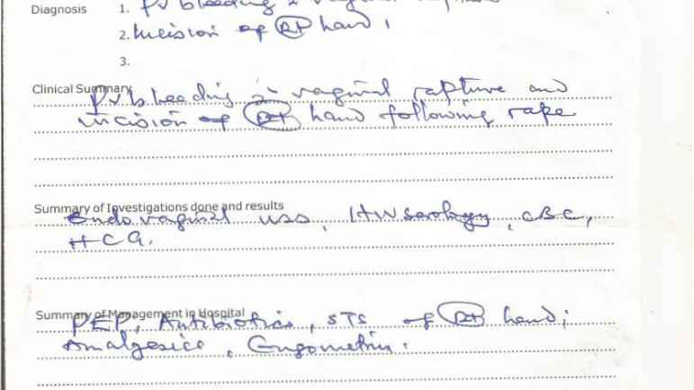 This was my medical form